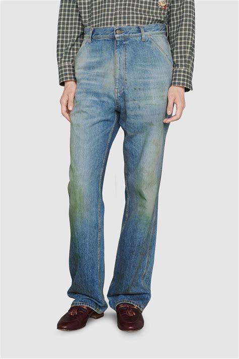 gucci grunge jeans|Gucci jeans online.